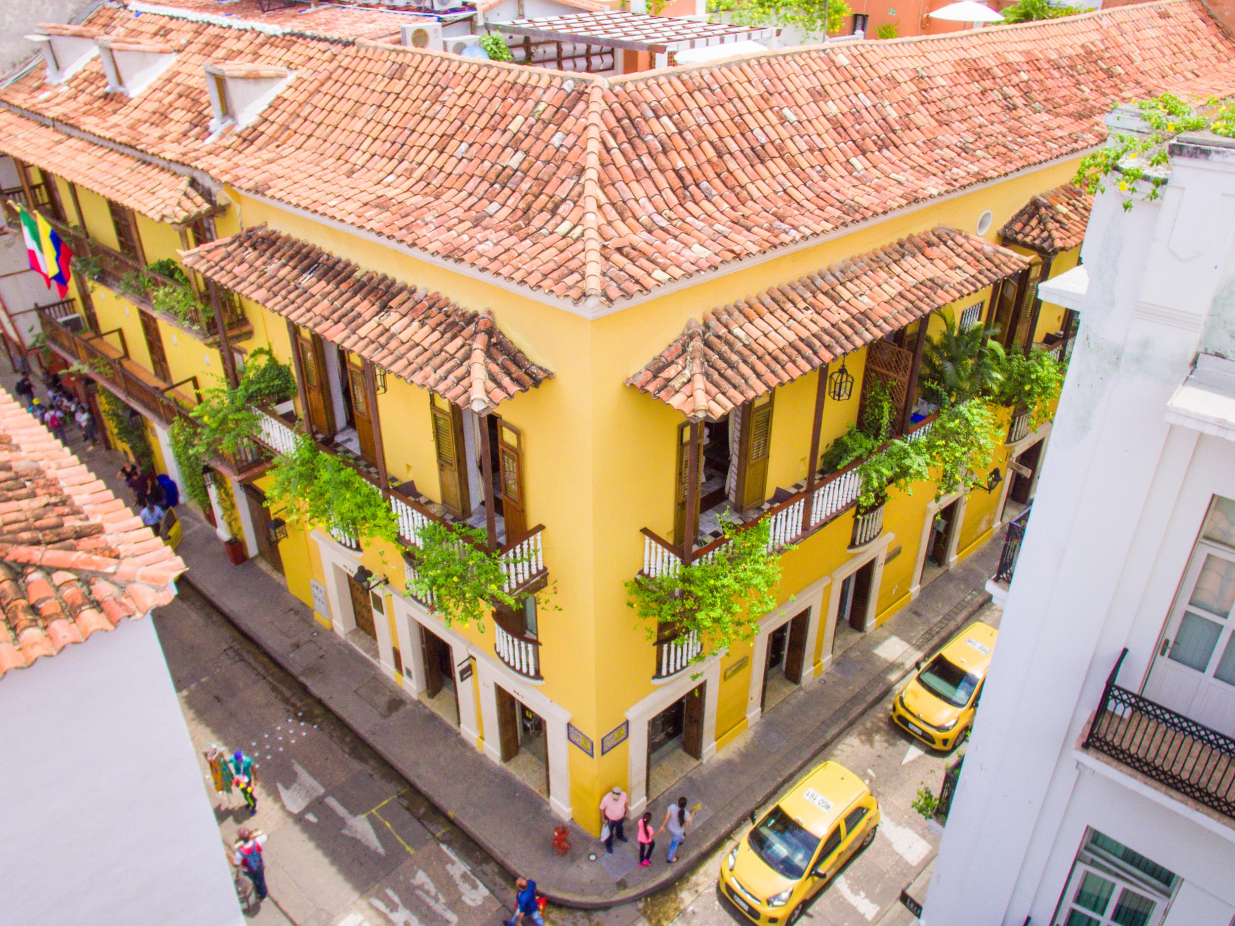 Hotel Boutique Casa Del Coliseo Cartagena Bagian luar foto